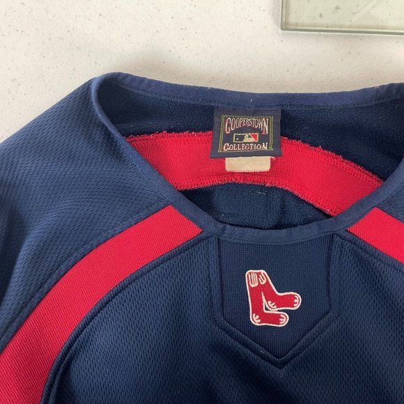 Majestic Boston Red Sox Therma Base Sweatshirt MLB Cooperstown Baseball Size M - Picture 5 of 5
